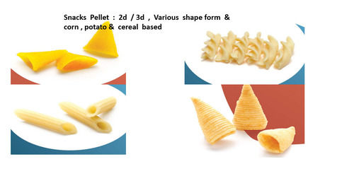 snacks pellet cereal, corn & potato based 