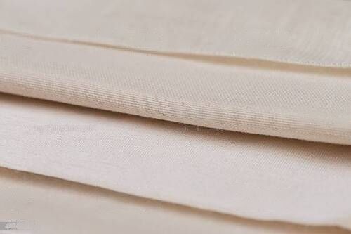 White Color Plain Pattern Cotton Greige Poplin Fabric