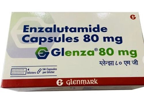 80mg Glenza Enzalutamide Capsules, Glenmark, 14 X 4 Blister