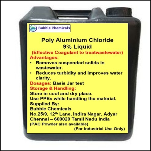 Poly Aluminium Chloride Liquid Grade Industrial Grade At Best Price