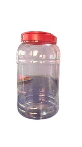 Lightweight Leak Resistant Transparent Pet Plastic Empty Jars With Screw Cap