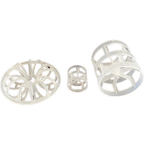 White Industrial Use Plastic Pall Ring