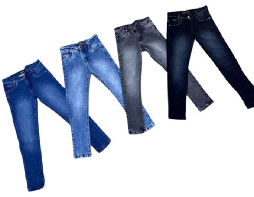 Men Slim Fit Blue Denim Jeans For Casual Wear