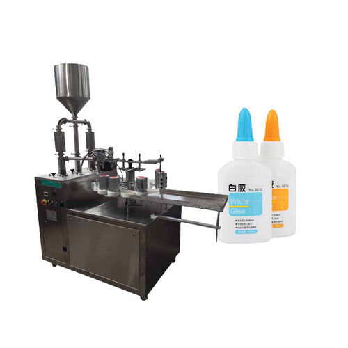 All White Glue Filling And Capping Machine