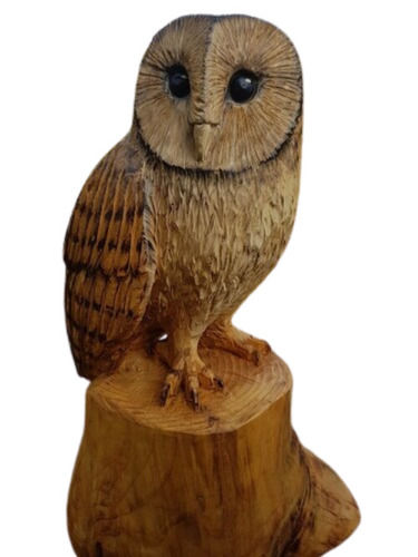 Ruggedly Constructed And Heavy Duty Wood Owl