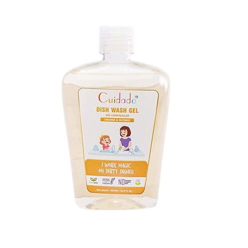 Dish Wash Gel - 500ml | PH Neutral, Residue Free, Concentrated, Plant-Based Surfactants for Sparkling Clean Dishes