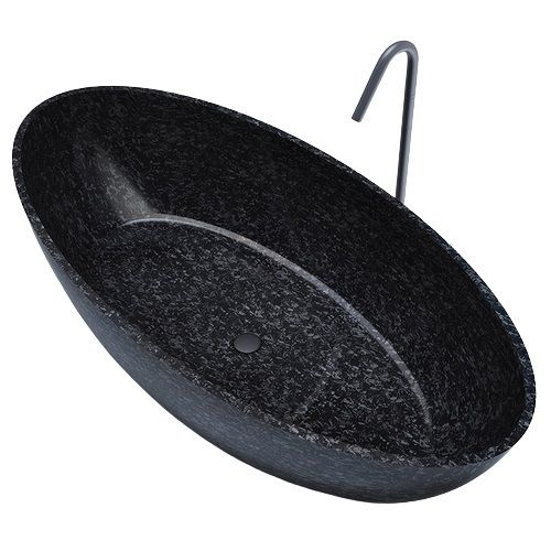 China Freestanding Carbon Fiber Freestanding Bathtub