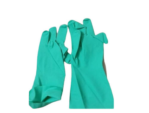 Nylon Full Finger Rubber Hand Gloves