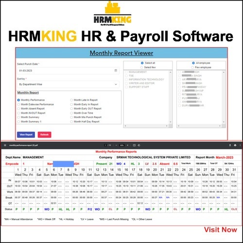 Hrm King Hr And Payroll Management Software Age Group: Adults