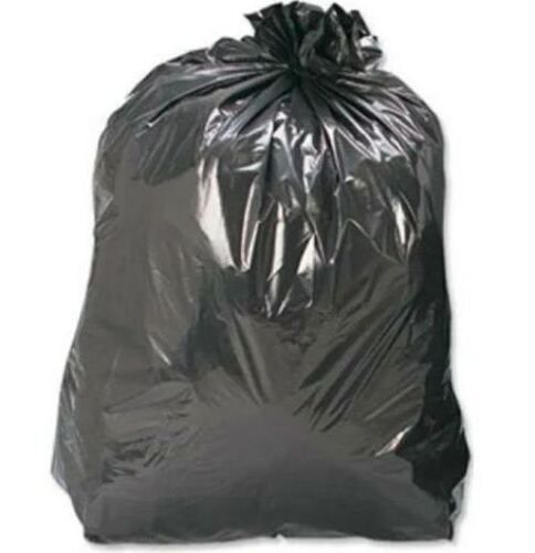 Black Waterproof Plain Recyclable Polythene Bag For Garbage