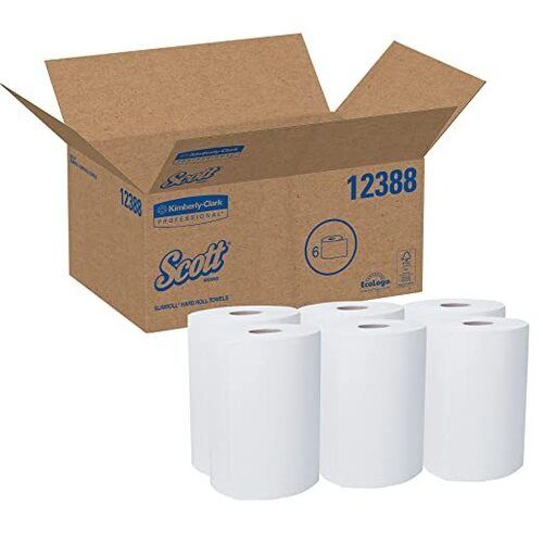 Kimberly Clark HRT Hard Rolled Towel 6 Rolls Per Box