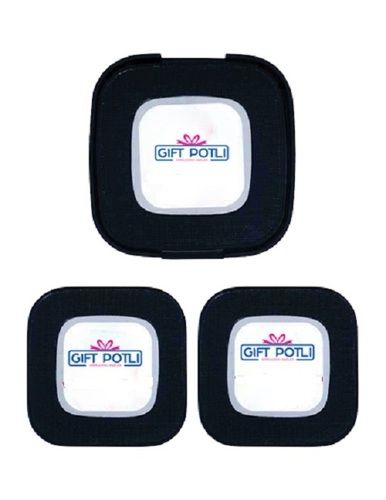 New Pvc Gift Table Coaster Set Of 4 Black