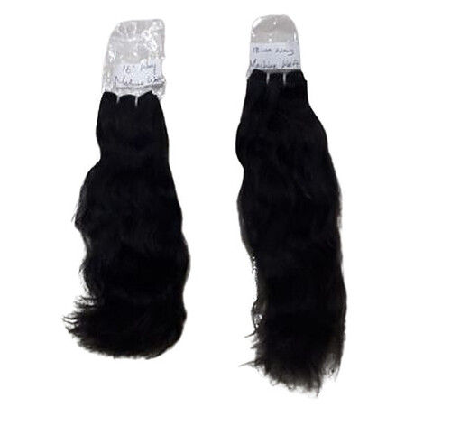 Indian Natural Black Wavy Human Hair