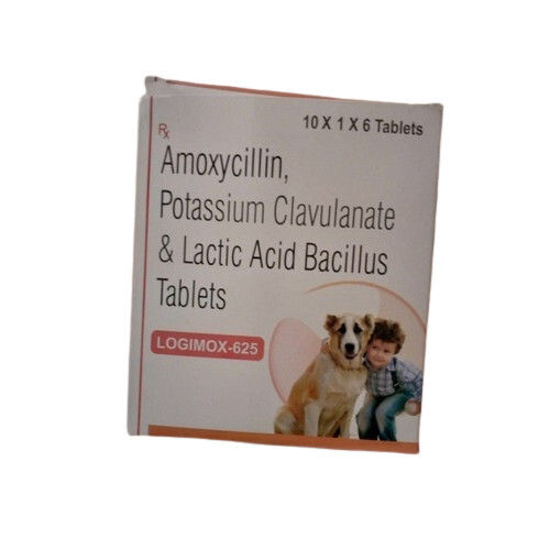 Amoxicillin Trihydrate 500mg Potassium Clavulanate 125mg and Lactic Acid bacillus for Veterinary