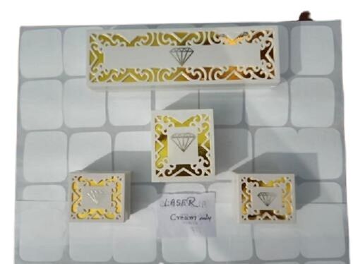 Rectangle Plastic Laser Cut Jewellery Box