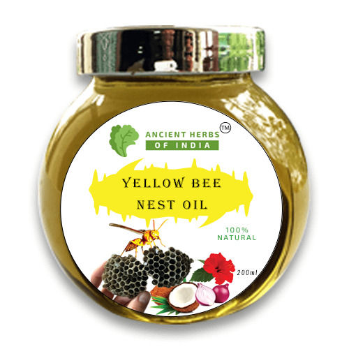 Yellow Bee nest Ayurvedic hair oil