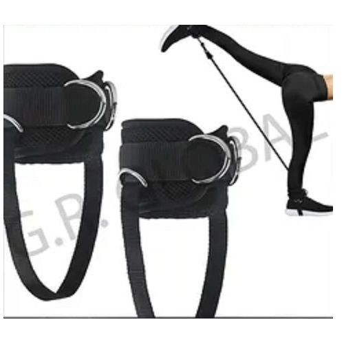 Silver Ankle Straps Fitness Accessories Adjustable Ankle Cuffs