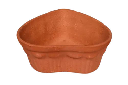 Brown Factory Made Terracotta Clay Item Dil For Used As A Serving Bowl