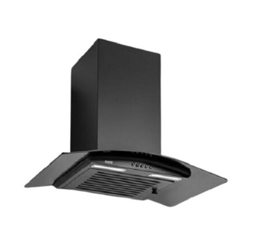 Heavy Duty Single Baffle Filter Black Finish Chimney