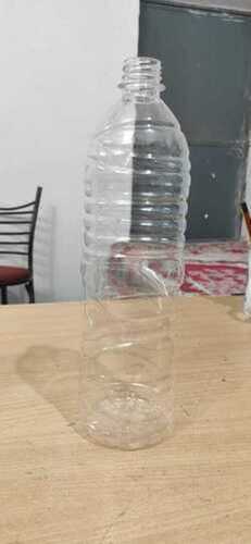 Round Shape Transparent Plastic Bottles With 1 Liter Capacity