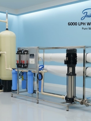1000 Lph To 10000 Lph Frp Water Softener Plant