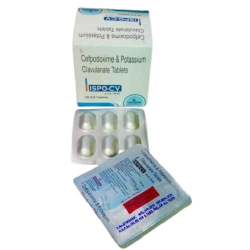 99.9% Pure Medicine Grade Cefpodoxime And Potassium Clavulanate Tablets