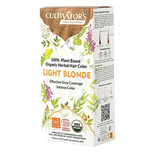 Organic Herbal Hair Color- Light Blonde