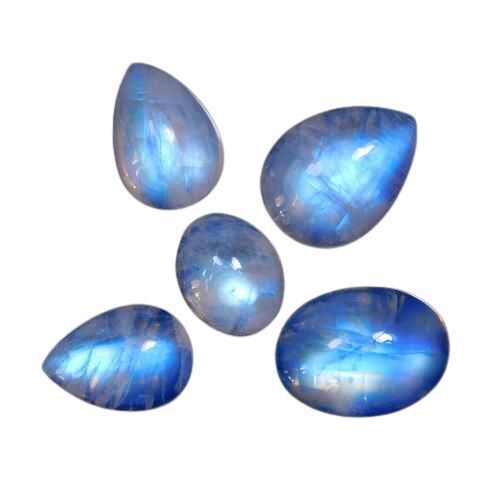 Rainbow Moonstone Cabochon Gemstone