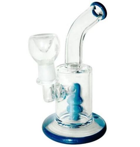 Multicolor Attractive Shape Heat Proof Glass Smoking Water Pipe