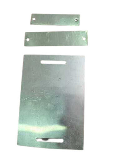 Polished Finish Corrosion Resistant Rectangular Metal Tag For Industrial