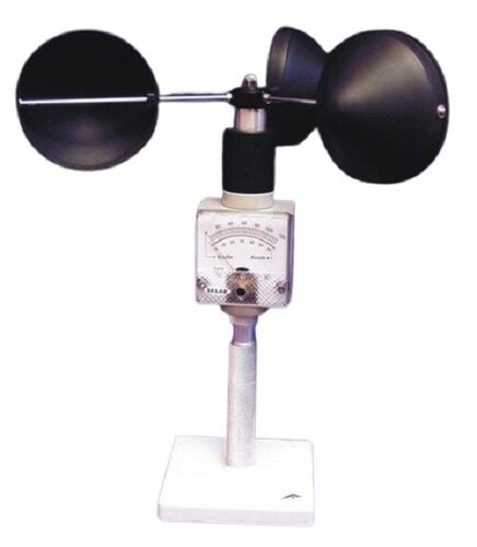 Cup Anemometer - Stainless Steel and Plastic, Compact Design | Industrial Wind Speed Measurement, Weather Resistant, Easy Installation, Accurate Performance