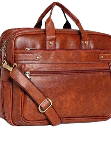 Designer Brown Leather Office Bags