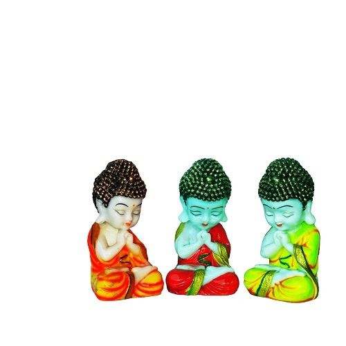 Namaste Buddha Monk Statues