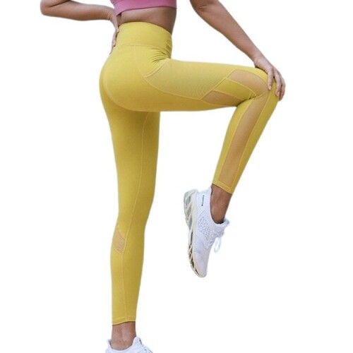 Calf Length Color Striped Yoga Leggings Manufacturer Supplier from Mohali  India