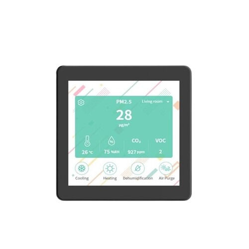 Dwin 4 Inch Capacitive Color Screen Lcd Tft Touch Screen Modbus Smart Wifi Programmable Digital Thermostat