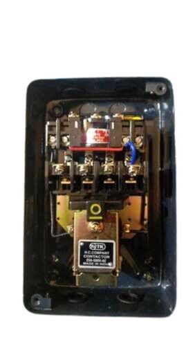 Black Three Phase Direct On Line Motor Starter With Preventor