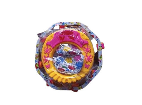 Multi Color Ruggedly Constructed Round Plastic Baby Walkers