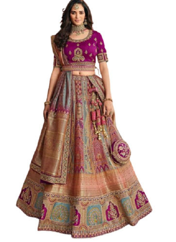 Desginer Banarasi Lehenga Choli For Ladies 