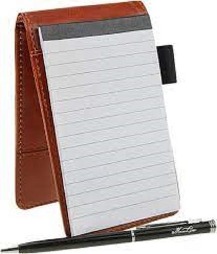 Mini Rectangular Shape Leather Notepad Leather