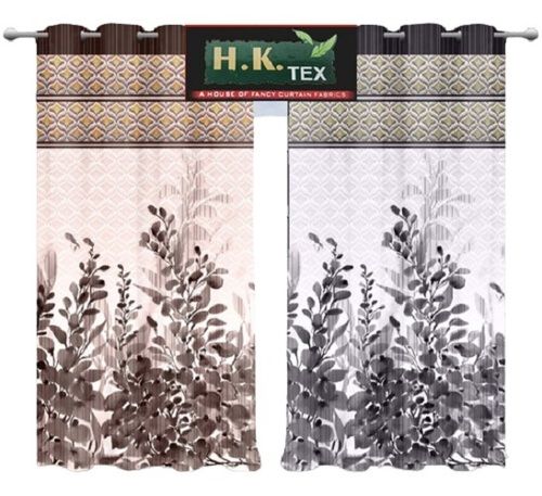 Long Crush Digital Printed Curtains