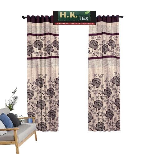 Polyester Jacquard Texture Eyelet Curtains for Home and Living Room