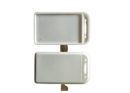 Rugged Construction White Plastic ID Card Holder