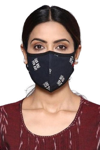 Comfortable Printed Cotton Face Mask 