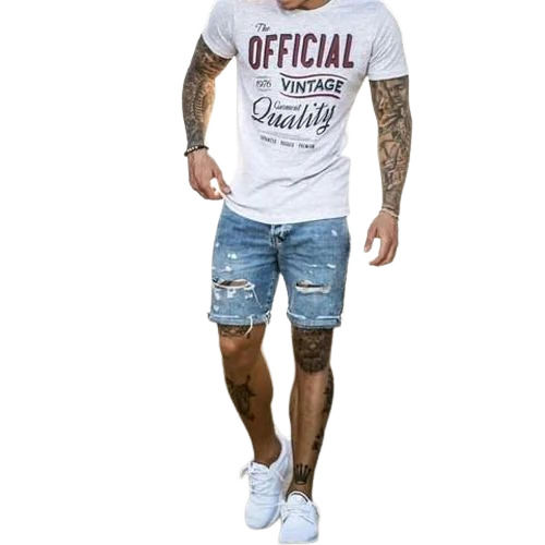 Stylish Mens Denim Short Pant For Summer Wear