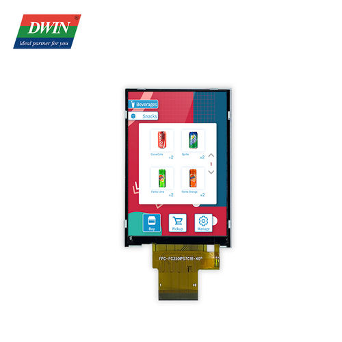 Dwin 3.5 Inch 300 Bright 320X480 Ips Tft Lcd Module Rgb 24Bit 40Pin Interface With Rtp/Ctp For Stm32 Esp32 Li48320T035Ib3098 Contrast Ratio: 700:1