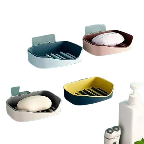 Multi Color Plastic Soap Dish For Home And Hotel 