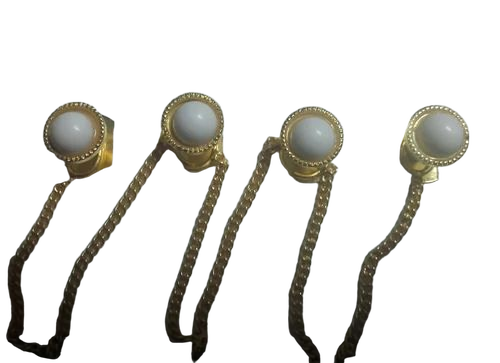  कपड़ों के लिए गोल आकार के फैंसी कुर्ता बटन