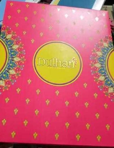 Paper Eco Friendly Durable Printed Saree Packaging Box