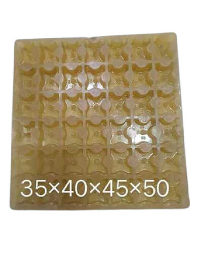 Lightweight Square Shape Solid Plastic Chequered Tiles Mould For Paver Blocks 