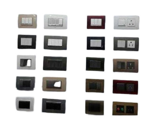 Rectangular Wall Mounted Heat Resistant Plastic Electrical Modular Switch Boards